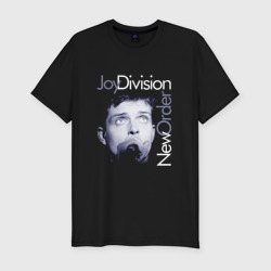 Мужская футболка хлопок Slim Joy Division - Ian Curtis 