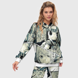 Женский костюм с толстовкой 3D Звездное дитя - фото 2