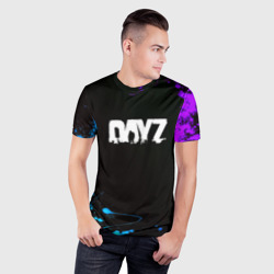 Мужская футболка 3D Slim Dayz неоновые краски - фото 2