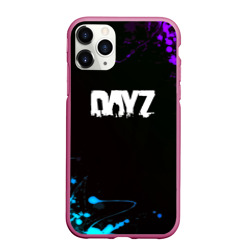 Чехол для iPhone 11 Pro Max матовый Dayz неоновые краски