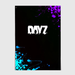 Постер Dayz неоновые краски