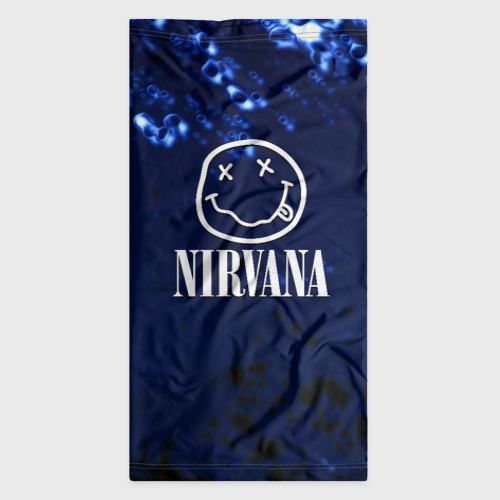 Бандана-труба 3D Nirvana рок краски, цвет 3D печать - фото 7