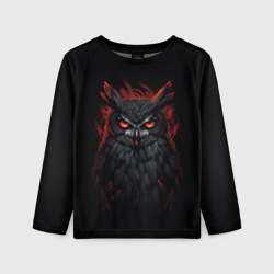 Детский лонгслив 3D Evil owl