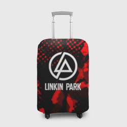 Чехол для чемодана 3D Linkin park краски текстуры