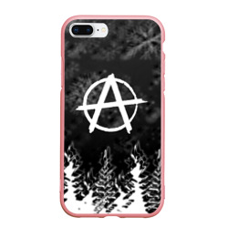 Чехол для iPhone 7Plus/8 Plus матовый Anarchy winter gray