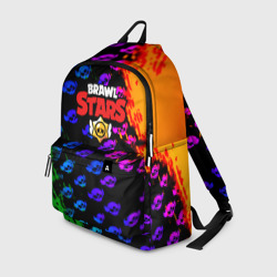 Рюкзак 3D Brawl stars неон лого паттерн