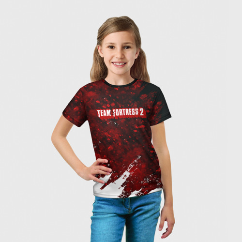 Детская футболка 3D Team Fortress 2 текстура гейм, цвет 3D печать - фото 5