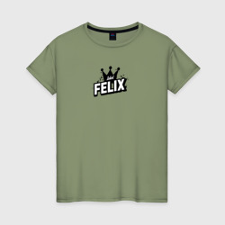 Felix k-stars – Женская футболка хлопок с принтом купить со скидкой в -20%