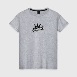 Jungkook k-stars – Женская футболка хлопок с принтом купить со скидкой в -20%