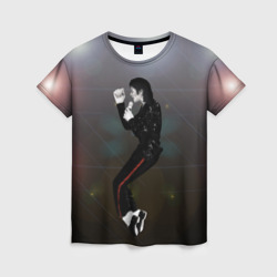 Женская футболка 3D Michael Jackson в прыжке
