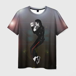 Мужская футболка 3D Michael Jackson в прыжке