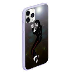 Чехол для iPhone 11 Pro матовый Michael Jackson в прыжке - фото 2
