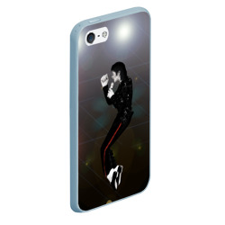 Чехол для iPhone 5/5S матовый Michael Jackson в прыжке - фото 2