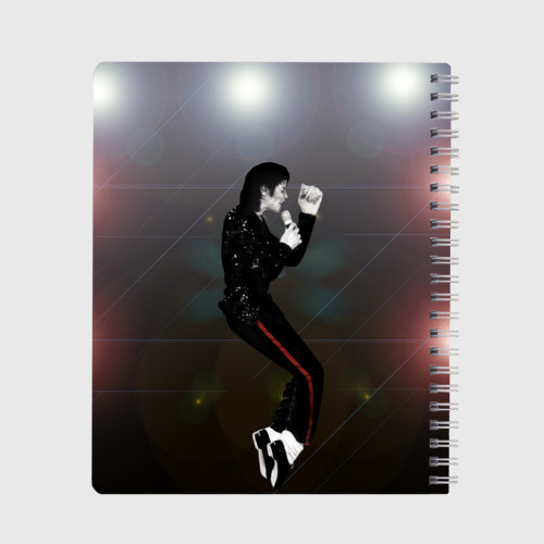 Тетрадь Michael Jackson в прыжке, цвет точка - фото 2