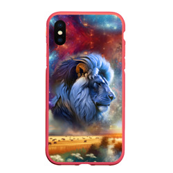 Чехол для iPhone XS Max матовый Небесный лев