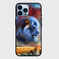 Чехол для iPhone 14 Pro Max Небесный лев для пары львице