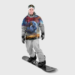 Накидка на куртку 3D Небесный лев для пары львице - фото 2