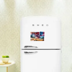 Магнитный плакат 3Х2 Небесная львица в пару льву - фото 2