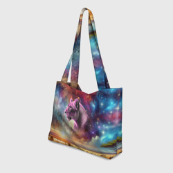 Пляжная сумка 3D Небесный львица - фото 2
