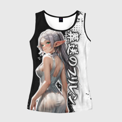 Женская майка 3D Фрирен - в белой ночнушке