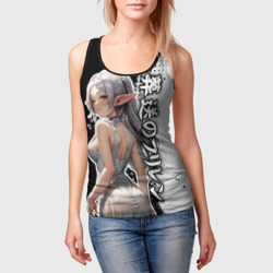 Женская майка 3D Фрирен - в белой ночнушке - фото 2