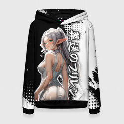 Женская толстовка 3D Фрирен - в белой ночнушке