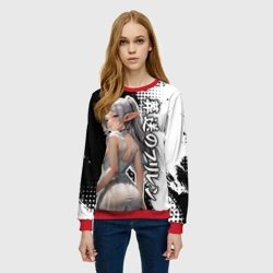 Женский свитшот 3D Фрирен - в белой ночнушке - фото 2