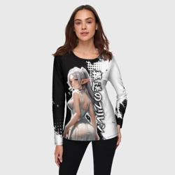 Женский лонгслив 3D Фрирен - в белой ночнушке - фото 2