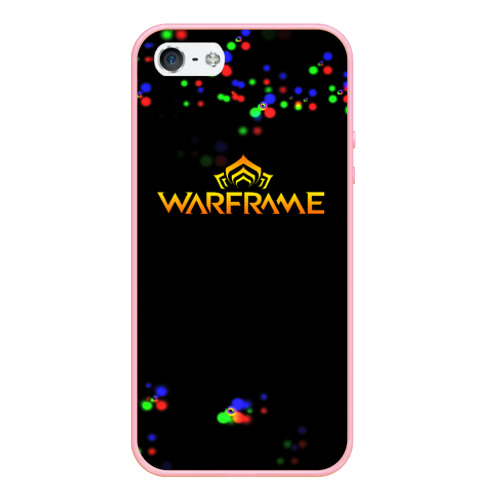 Чехол для iPhone 5/5S матовый Warframe текстура блеск, цвет баблгам