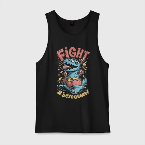 Мужская майка хлопок Fight Dark