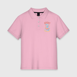 Женское поло хлопок Fight Dark