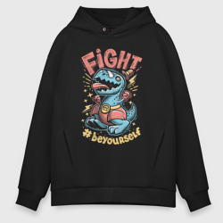 Мужское худи Oversize хлопок Fight Dark