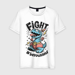 Fight Light – Мужская футболка хлопок с принтом купить со скидкой в -20%