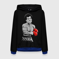 Женская толстовка 3D Rocky Balboa