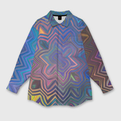 Женская рубашка oversize 3D Абстрактная мандала