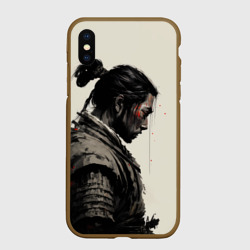 Чехол для iPhone XS Max матовый Самурай - Ghost of Thusima