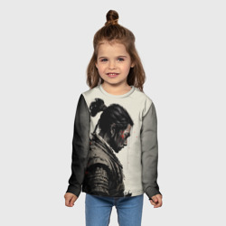 Детский лонгслив 3D Самурай - Ghost of Thusima - фото 2