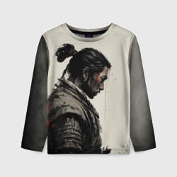 Детский лонгслив 3D Самурай - Ghost of Thusima