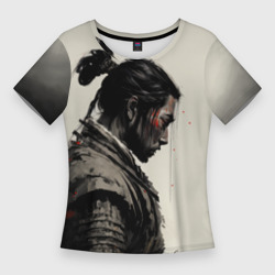 Женская футболка 3D Slim Самурай - Ghost of Thusima