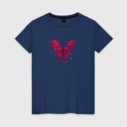 Mystical butterfly – Женская футболка хлопок с принтом купить со скидкой в -20%