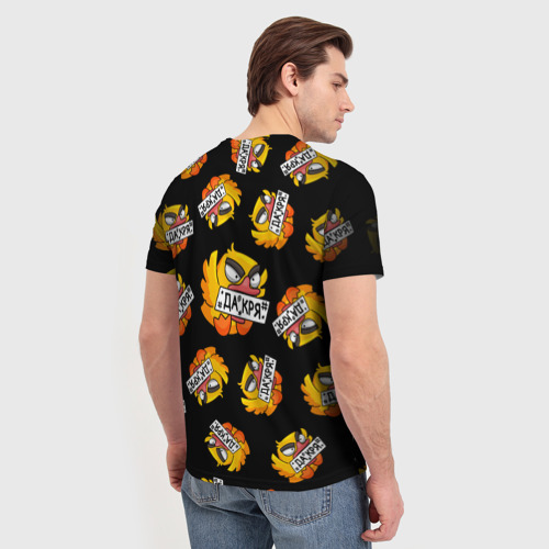 Мужская футболка 3D Матершинная утка, цвет 3D печать - фото 4