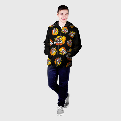 Мужская куртка 3D с принтом Матершинная утка, фото на моделе #1