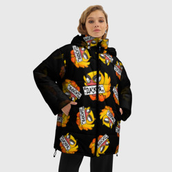 Женская зимняя куртка Oversize Матершинная утка - фото 2