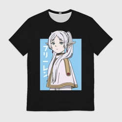 Мужская футболка 3D Фрирен арт