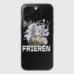 Чехол для iPhone 16 Pro Max силиконовый с защитой камеры Провожающая Фрирен