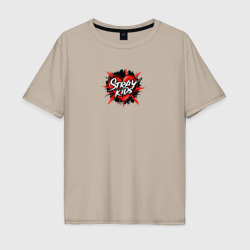 Мужская футболка хлопок Oversize Stray Kids hearts