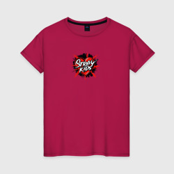 Stray Kids hearts – Женская футболка хлопок с принтом купить
