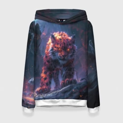 Женская толстовка 3D Рыжий ирбис 