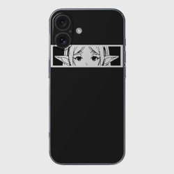 Чехол для iPhone 16 силиконовый с защитой камеры Взгляд Фрирен