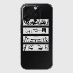 Чехол для iPhone 16 Pro Max силиконовый с защитой камеры Взгляд героев - Фрирен